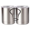 10 oz. Silver Stainless Steel Short Tumbler Thumbnail