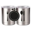 10 oz. Silver Stainless Steel Short Tumbler Thumbnail