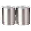 10 oz. Silver Stainless Steel Short Tumbler Thumbnail