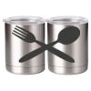 10 oz. Silver Stainless Steel Short Tumbler Thumbnail