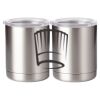 10 oz. Silver Stainless Steel Short Tumbler Thumbnail