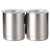 10 oz. Silver Stainless Steel Short Tumbler Thumbnail