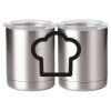 10 oz. Silver Stainless Steel Short Tumbler Thumbnail