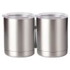 10 oz. Silver Stainless Steel Short Tumbler Thumbnail