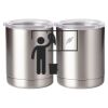 10 oz. Silver Stainless Steel Short Tumbler Thumbnail