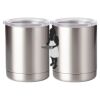10 oz. Silver Stainless Steel Short Tumbler Thumbnail
