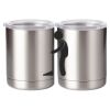 10 oz. Silver Stainless Steel Short Tumbler Thumbnail