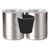 10 oz. Silver Stainless Steel Short Tumbler Thumbnail