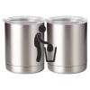 10 oz. Silver Stainless Steel Short Tumbler Thumbnail