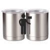 10 oz. Silver Stainless Steel Short Tumbler Thumbnail