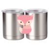 10 oz. Silver Stainless Steel Short Tumbler Thumbnail