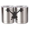 10 oz. Silver Stainless Steel Short Tumbler Thumbnail