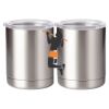 10 oz. Silver Stainless Steel Short Tumbler Thumbnail