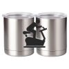 10 oz. Silver Stainless Steel Short Tumbler Thumbnail