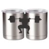 10 oz. Silver Stainless Steel Short Tumbler Thumbnail