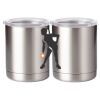 10 oz. Silver Stainless Steel Short Tumbler Thumbnail