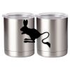 10 oz. Silver Stainless Steel Short Tumbler Thumbnail