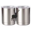 10 oz. Silver Stainless Steel Short Tumbler Thumbnail