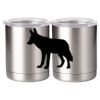 10 oz. Silver Stainless Steel Short Tumbler Thumbnail