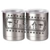 10 oz. Silver Stainless Steel Short Tumbler Thumbnail