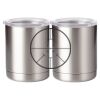 10 oz. Silver Stainless Steel Short Tumbler Thumbnail
