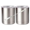 10 oz. Silver Stainless Steel Short Tumbler Thumbnail