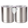 10 oz. Silver Stainless Steel Short Tumbler Thumbnail
