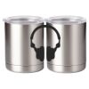 10 oz. Silver Stainless Steel Short Tumbler Thumbnail