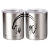 10 oz. Silver Stainless Steel Short Tumbler Thumbnail