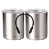 10 oz. Silver Stainless Steel Short Tumbler Thumbnail