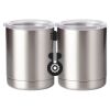 10 oz. Silver Stainless Steel Short Tumbler Thumbnail