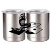 10 oz. Silver Stainless Steel Short Tumbler Thumbnail