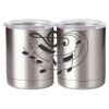 10 oz. Silver Stainless Steel Short Tumbler Thumbnail