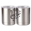 10 oz. Silver Stainless Steel Short Tumbler Thumbnail