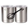 10 oz. Silver Stainless Steel Short Tumbler Thumbnail