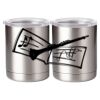 10 oz. Silver Stainless Steel Short Tumbler Thumbnail