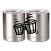 10 oz. Silver Stainless Steel Short Tumbler Thumbnail