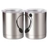 10 oz. Silver Stainless Steel Short Tumbler Thumbnail