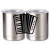 10 oz. Silver Stainless Steel Short Tumbler Thumbnail