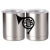 10 oz. Silver Stainless Steel Short Tumbler Thumbnail