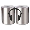 10 oz. Silver Stainless Steel Short Tumbler Thumbnail