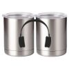 10 oz. Silver Stainless Steel Short Tumbler Thumbnail
