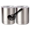 10 oz. Silver Stainless Steel Short Tumbler Thumbnail