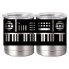10 oz. Silver Stainless Steel Short Tumbler Thumbnail