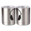10 oz. Silver Stainless Steel Short Tumbler Thumbnail