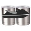 10 oz. Silver Stainless Steel Short Tumbler Thumbnail