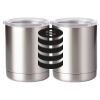 10 oz. Silver Stainless Steel Short Tumbler Thumbnail