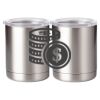 10 oz. Silver Stainless Steel Short Tumbler Thumbnail