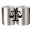 10 oz. Silver Stainless Steel Short Tumbler Thumbnail