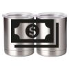 10 oz. Silver Stainless Steel Short Tumbler Thumbnail